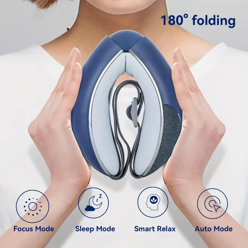 Masseur d’Yeux Chaud avec Musique – Masque de Détente Intelligent
