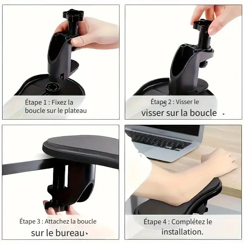 Ergonomische Armlehnenverlängerung für Schreibtische