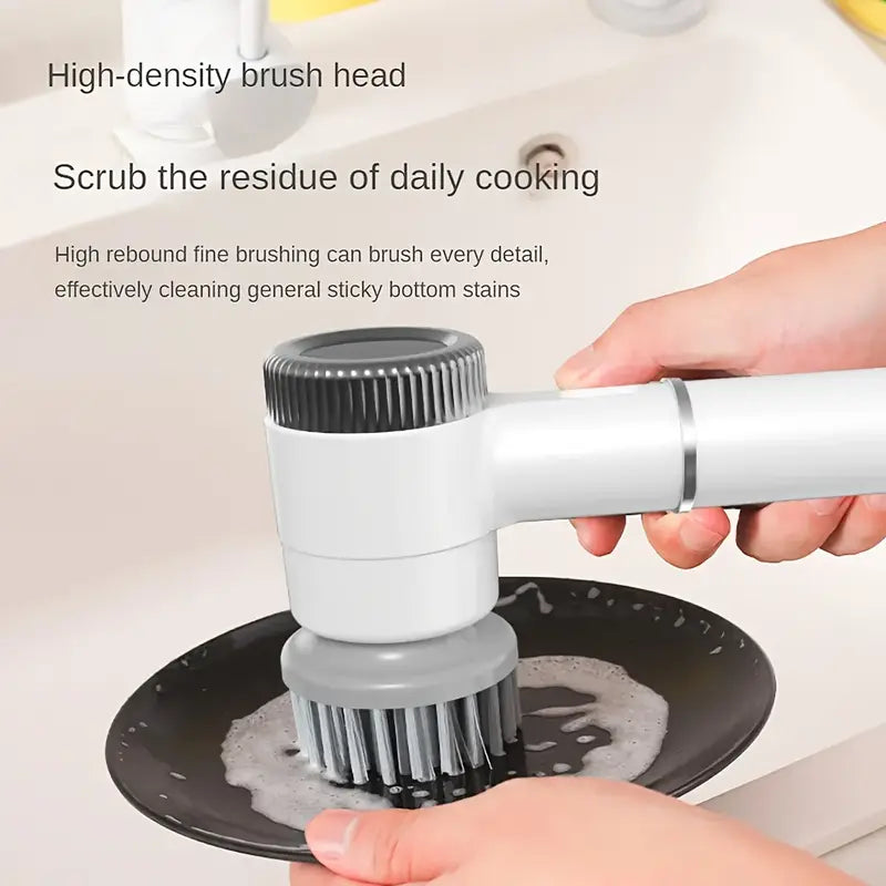 Brosse de Nettoyage Électrique Rotative Sans Fil – Rechargeable USB