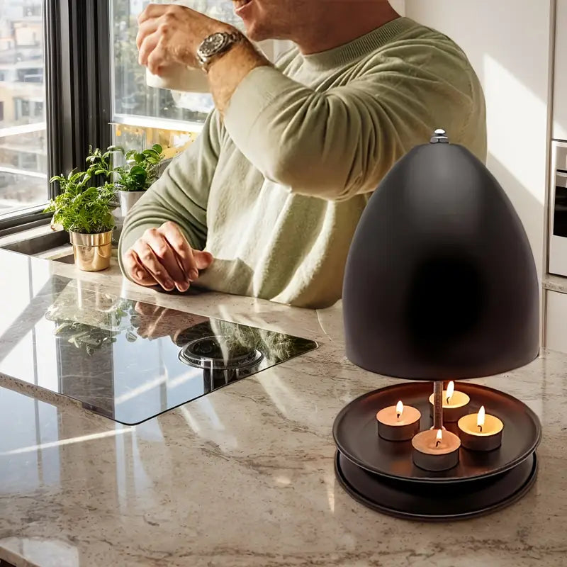 Chauffe-Bougie en Fer Portable – Design Vintage & Utilisation