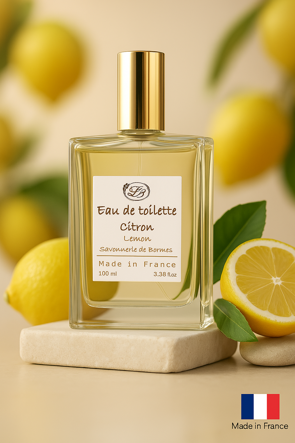 Eau de toilette - Citron - 100 ml - Savonnerie de Bormes