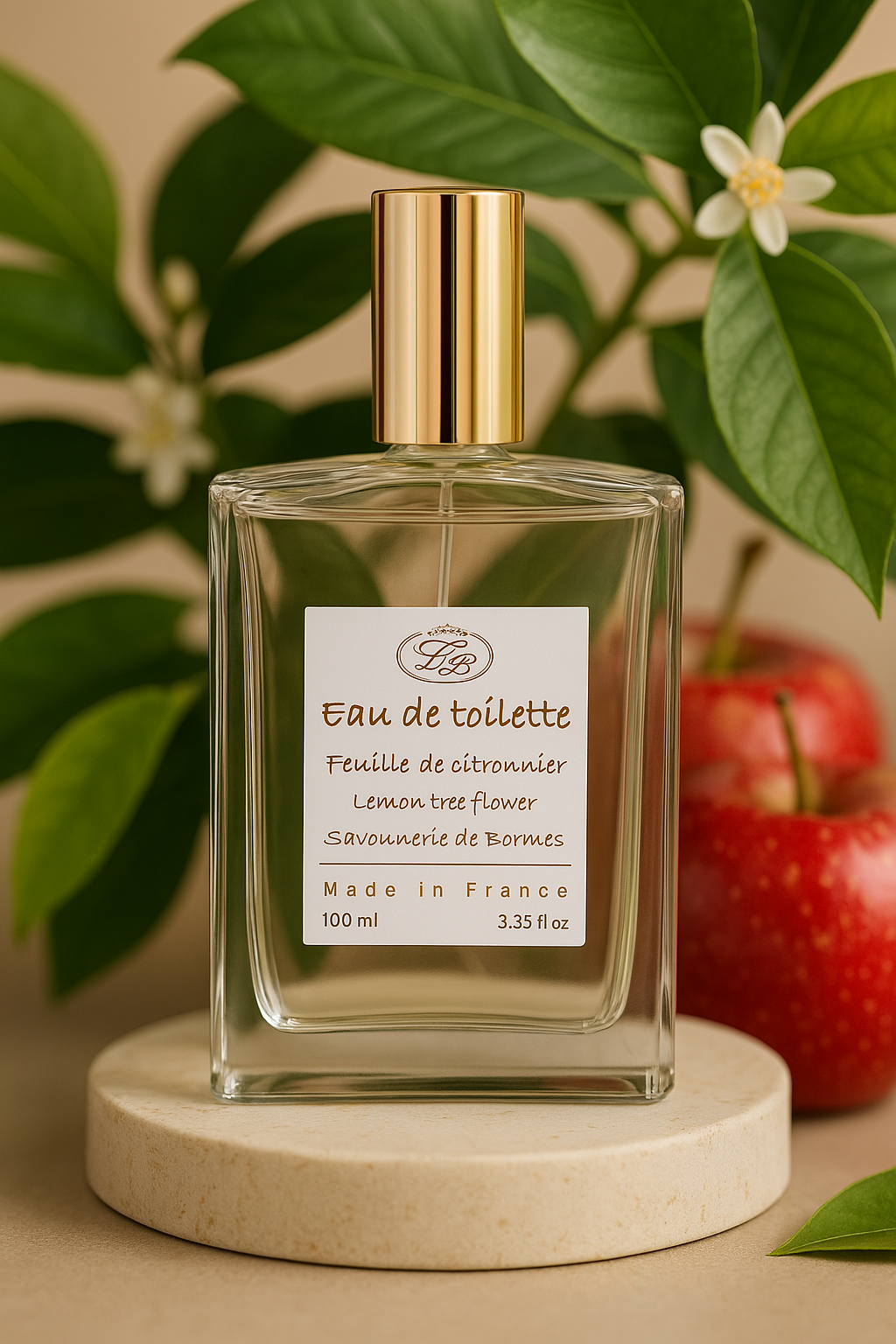 Eau de toilette - Feuille de Citronnier - 100 ml - Savonnerie de Bormes