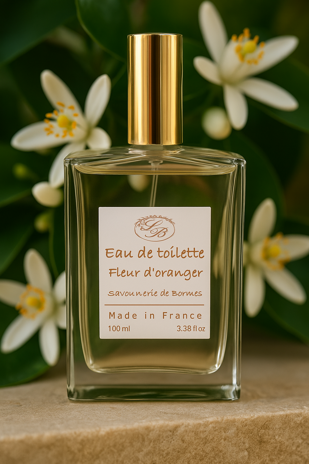 Eau de toilette - Fleur d'Oranger - 100 ml - Savonnerie de Bormes