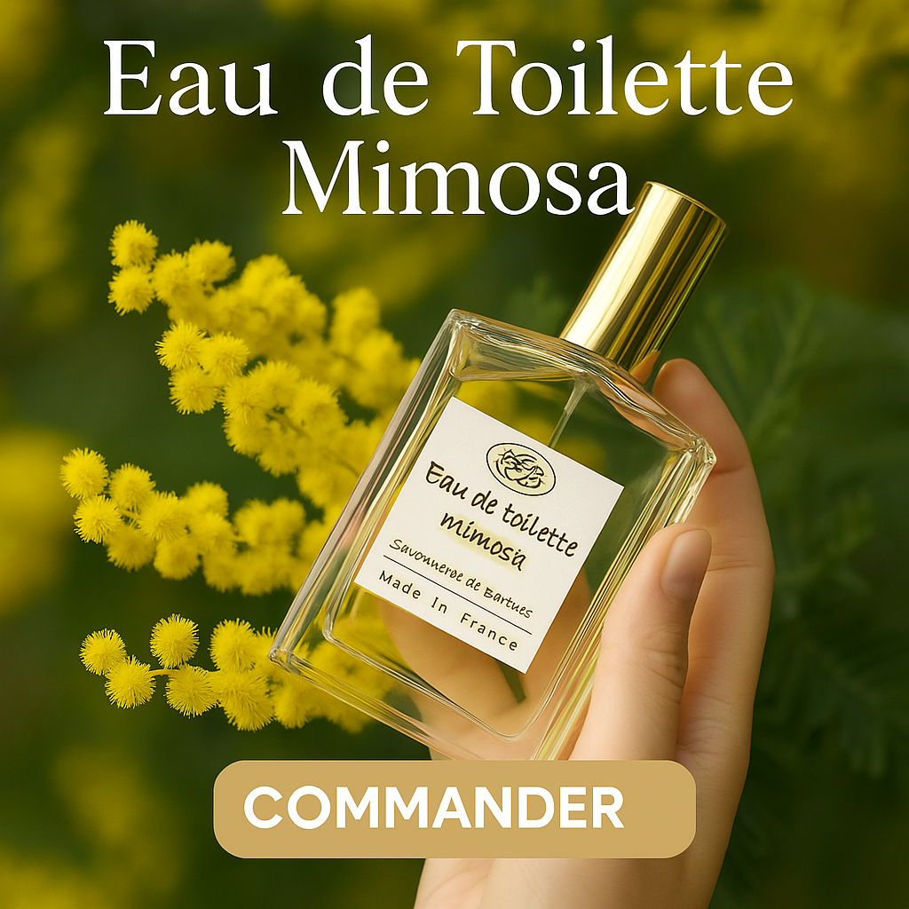 Eau de toilette - Mimosa - 100 ml - Savonnerie de Bormes
