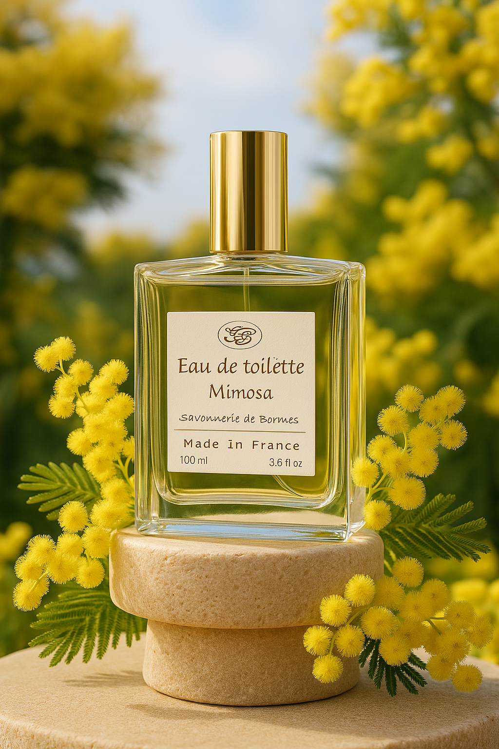 Eau de toilette - Mimosa - 100 ml - Savonnerie de Bormes