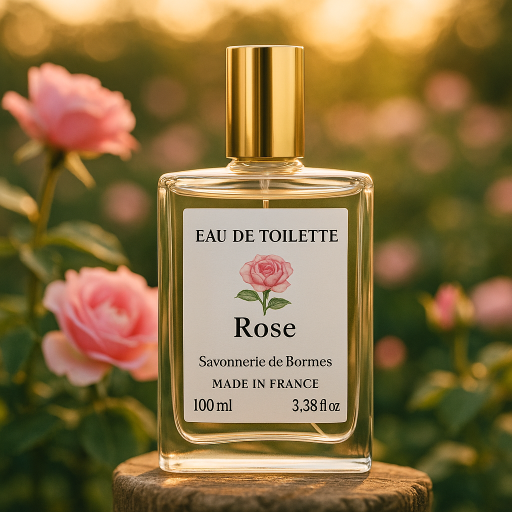 Eau de toilette - Rose - 100 ml - Savonnerie de Bormes