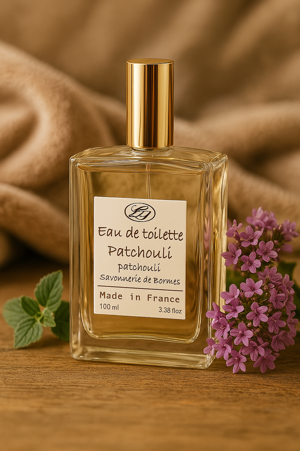 Eau de toilette - Patchouli - 100 ml - Savonnerie de Bormes