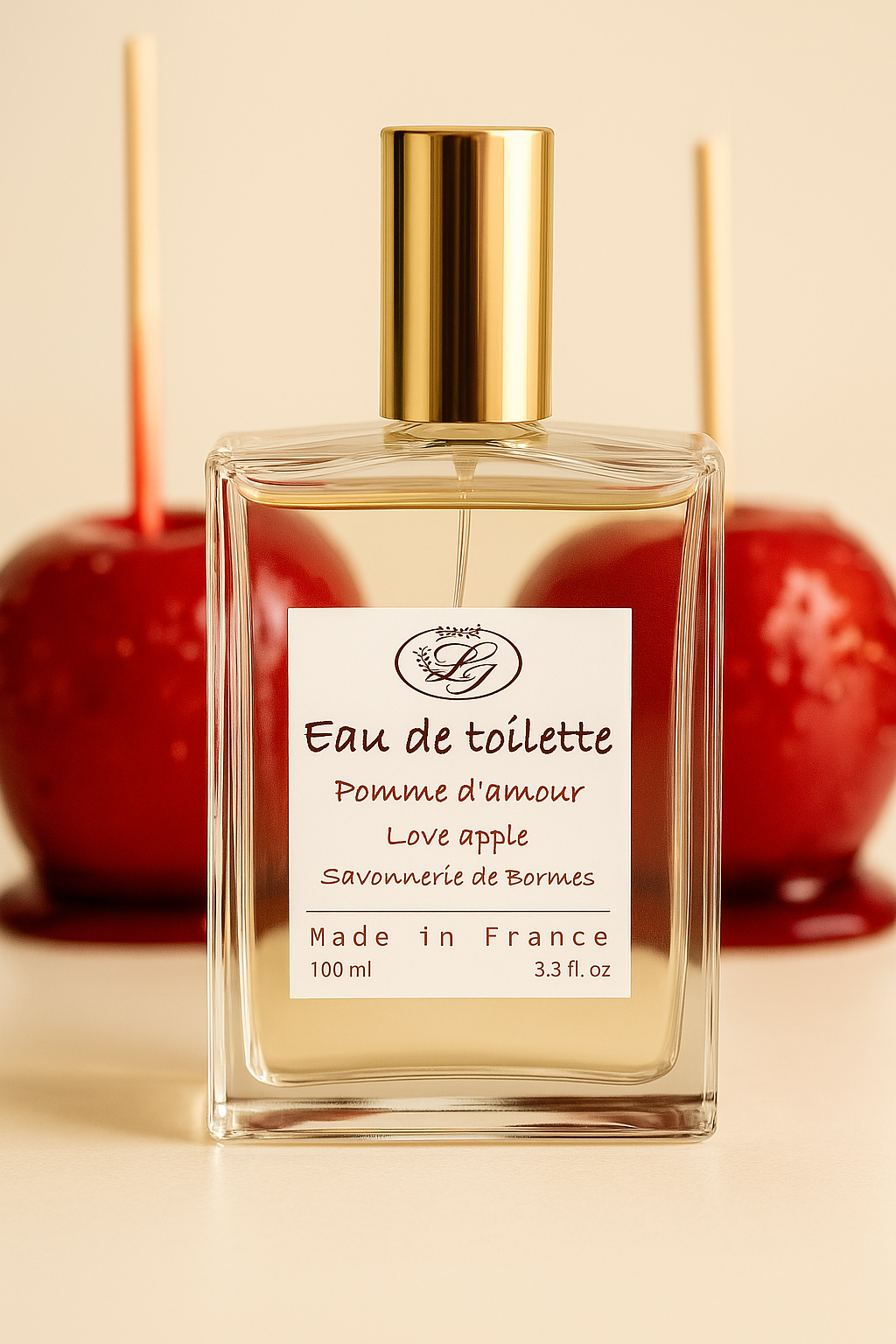 Eau de toilette - Pomme d'Amour- 100 ml - Savonnerie de Bormes