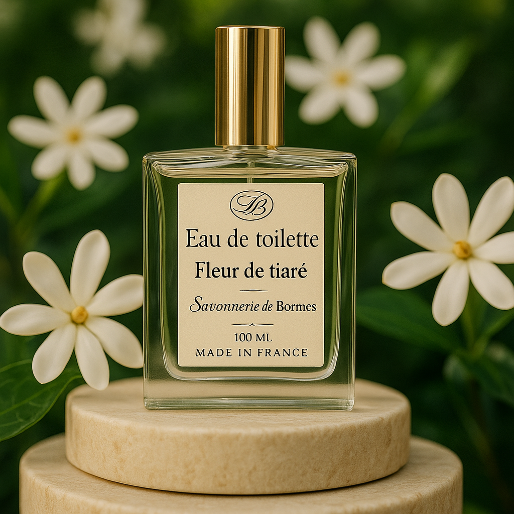 Eau de toilette -Fleur de Tiaré - 100 ml - Savonnerie de Bormes
