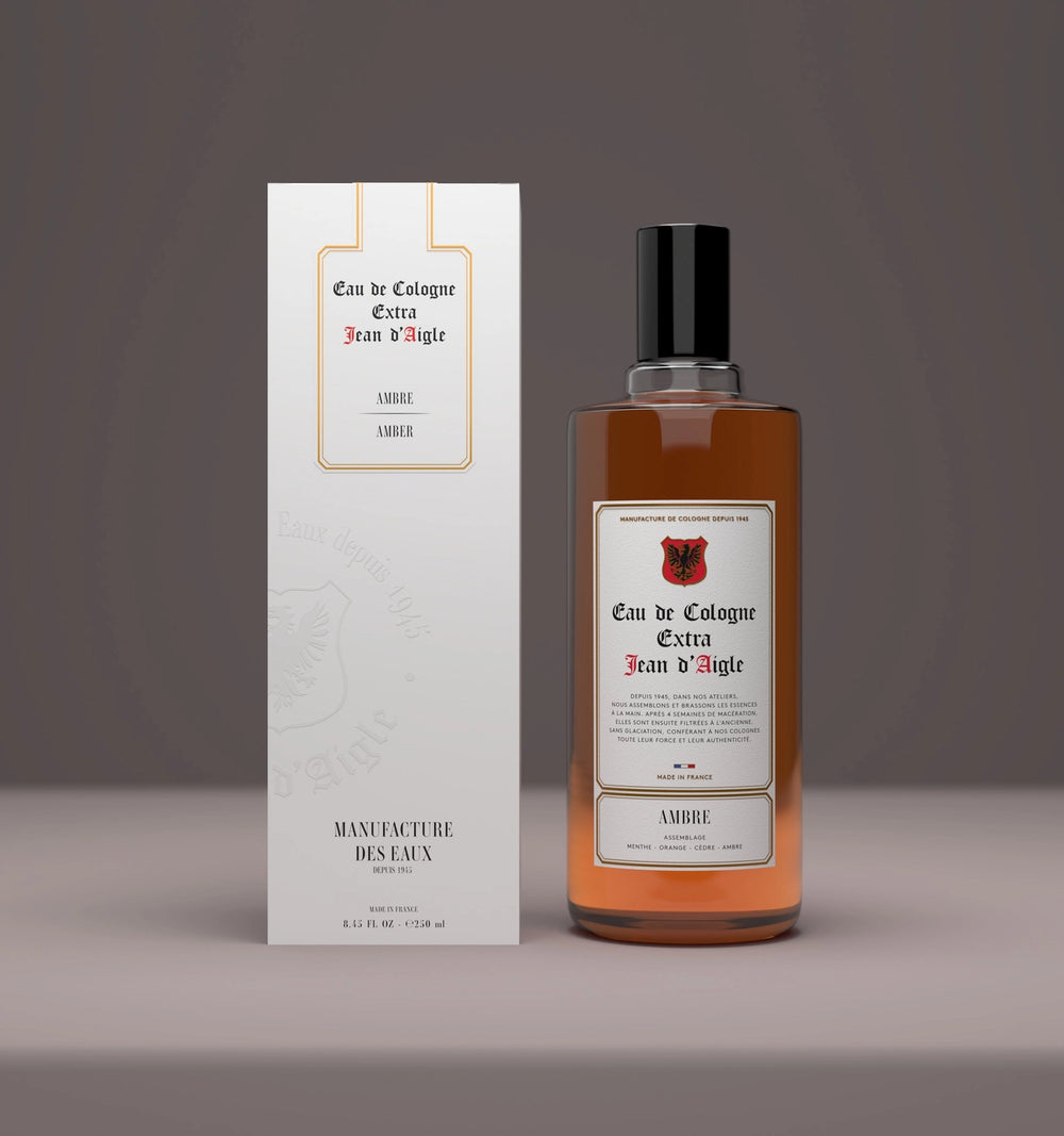 Eau de cologne Ambre - 250 ml - Jean d'Aigle
