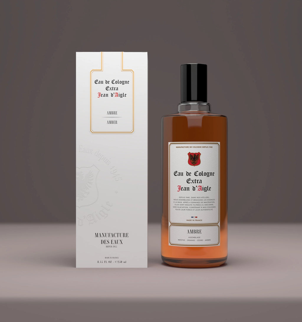 Eau de cologne Ambre - 250 ml - Jean d'Aigle