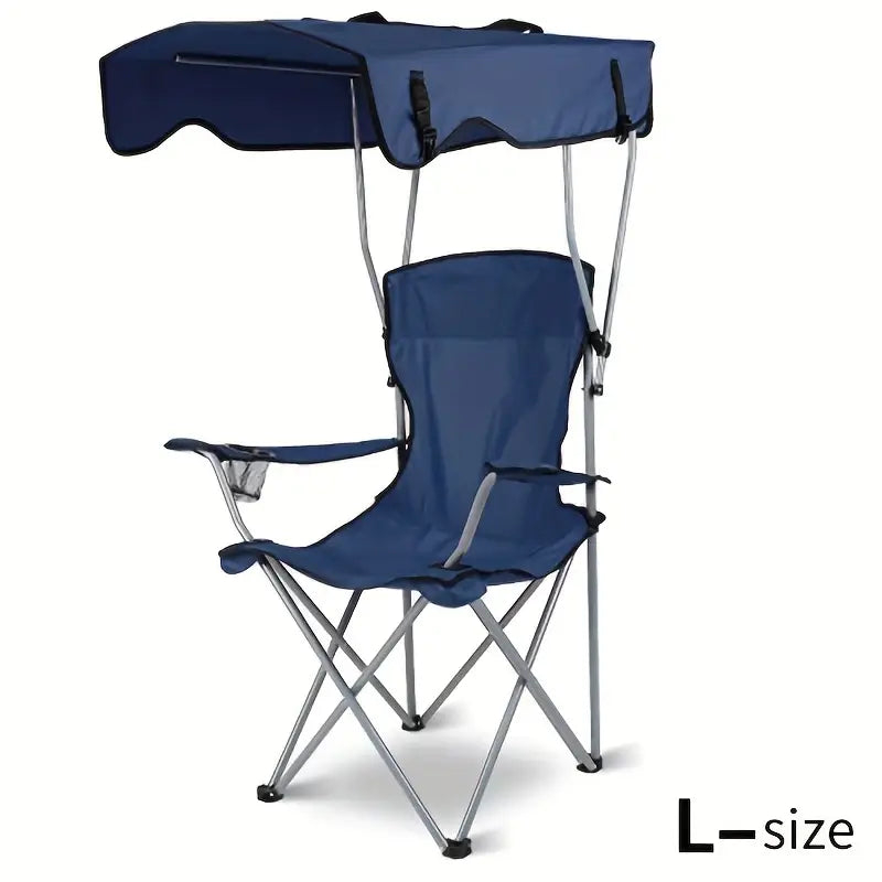 Chaise de Plage Pliante Portable avec Ombre – L’Alliance Parfaite du Luxe et du Confort