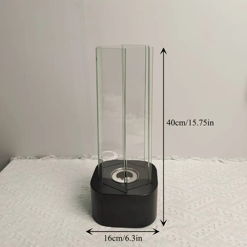 Cheminée à Alcool en Verre – Design Minimaliste Moderne
