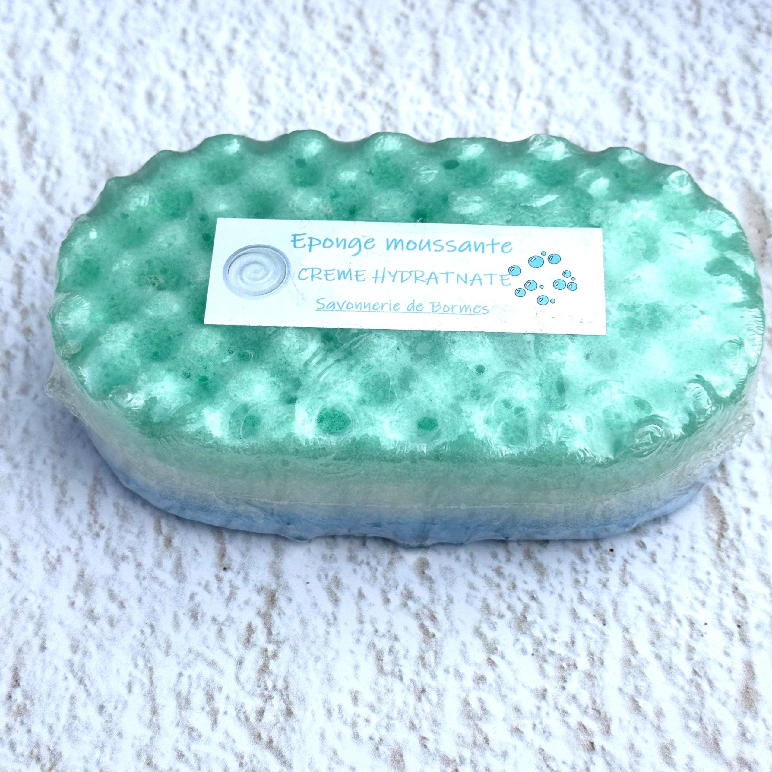 Duftender Schaumschwamm: Kirsche, Feuchtigkeitscreme &amp; Mango - Seifenmanufaktur Les Bornes