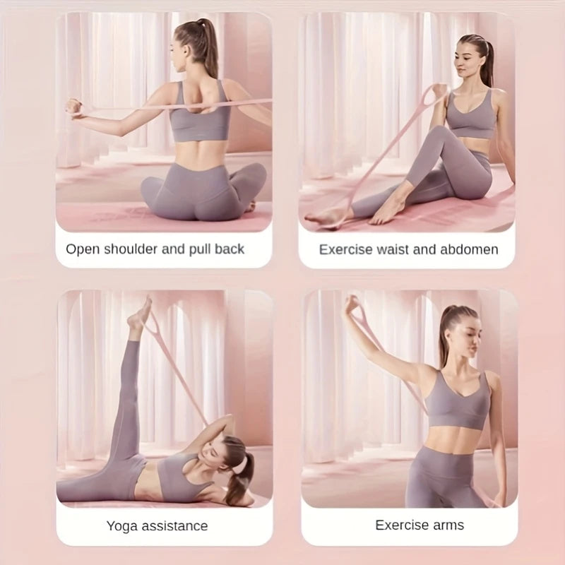 Bande de Résistance  en Silicone | Accessoire Yoga & Fitness Polyvalent