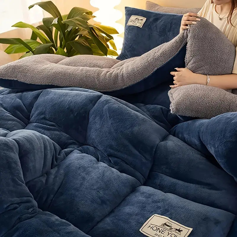 Ultraweiche Steppdecke aus Fleece – Wärme und Komfort das ganze Jahr über