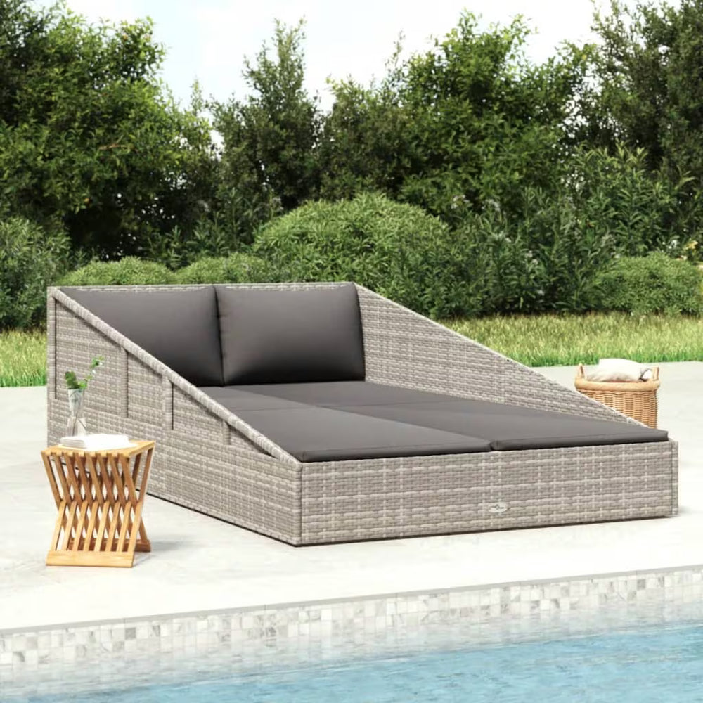 Chaise longue de jardin de 110 cm
