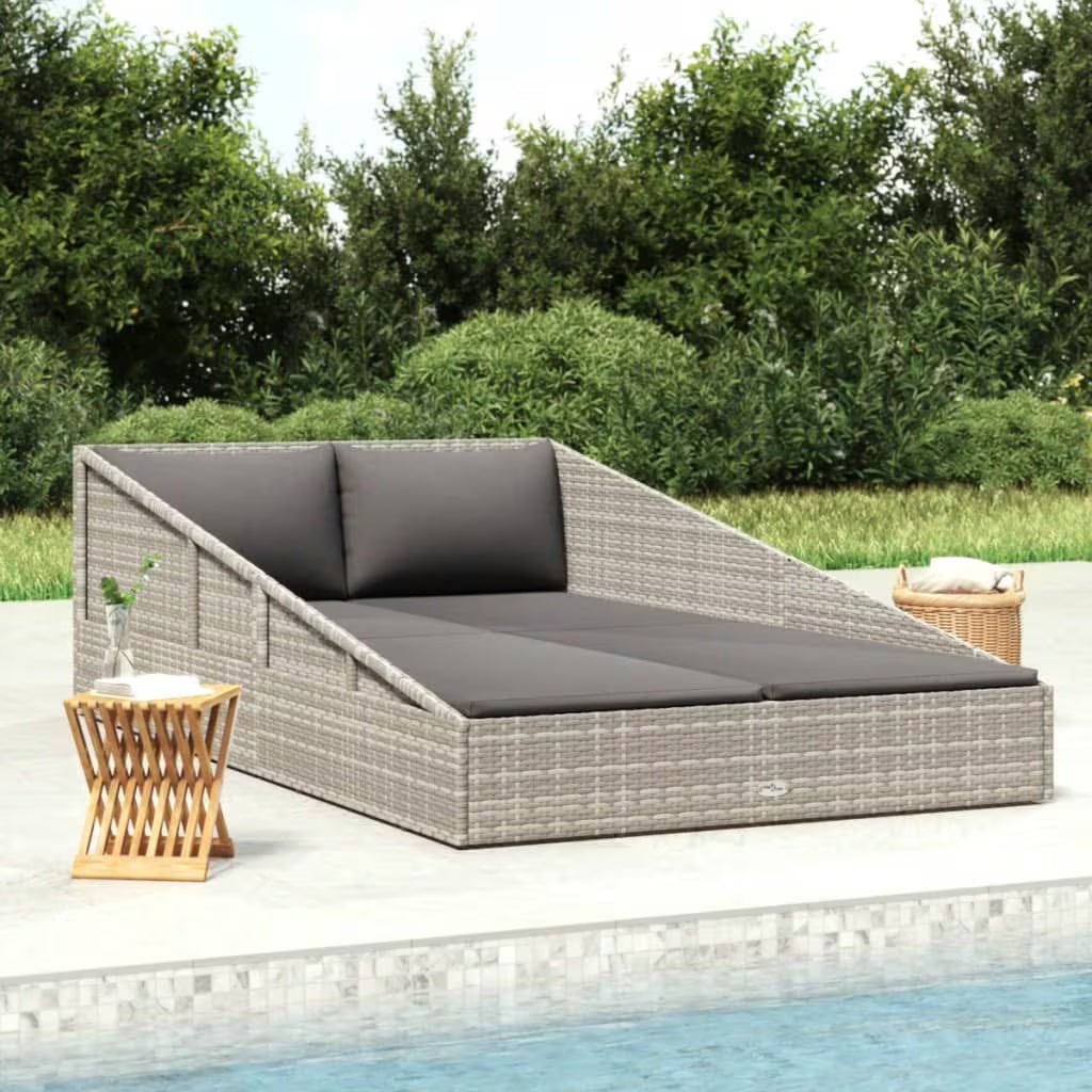 Chaise longue de jardin 110 cm