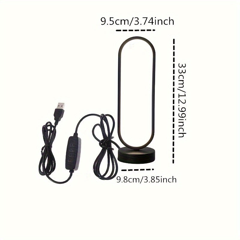 Lampe de Chevet LED Design Anneau