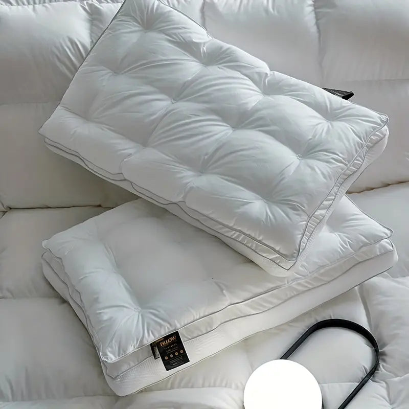 Oreiller de Luxe Hôtel – Coussin Ultra Doux 2-en-1 pour le Cou