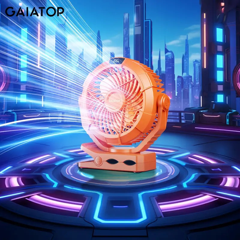 Ventilateur de Camping Portable avec Lanterne LED