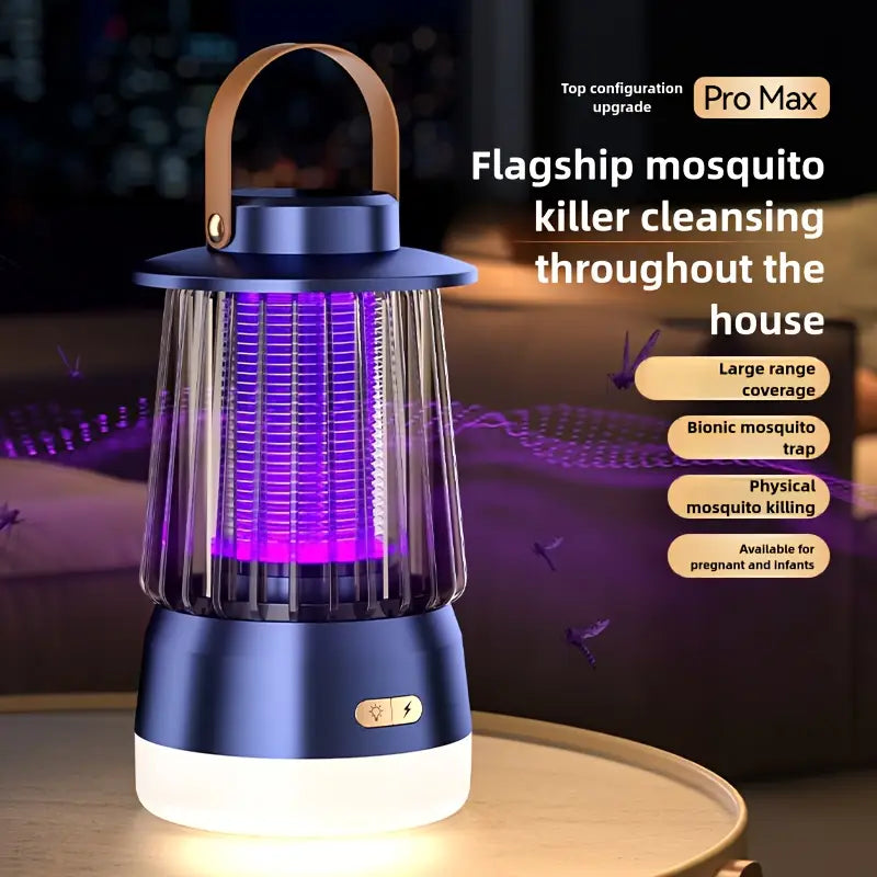 USB Electric Mosquito Lamp - Silent UV Light Trap for Indoor & Outdoor