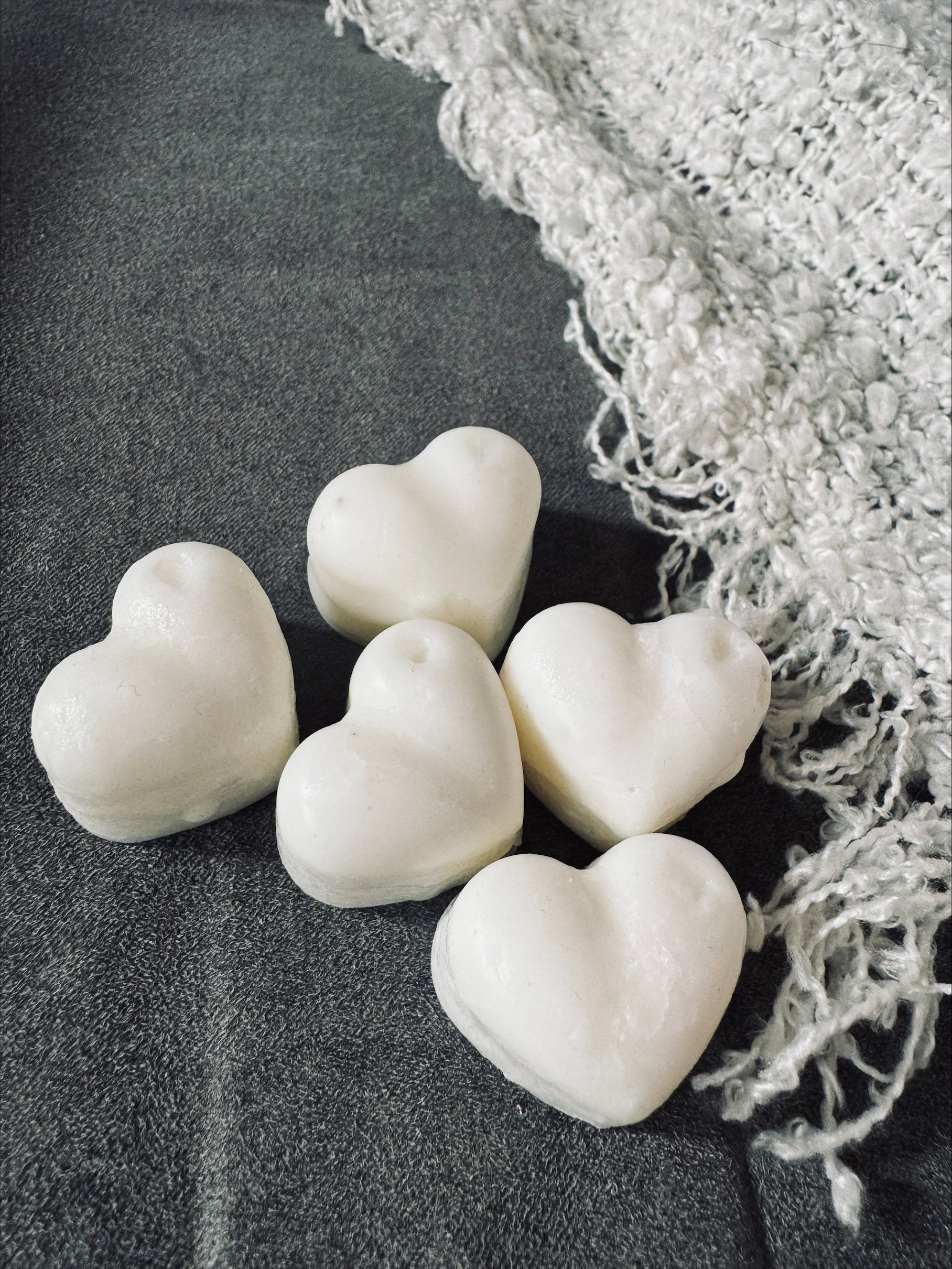 Wachsschmelzen Schneemann-Herzen 50g - Seifenmanufaktur de Bornes