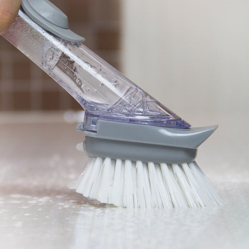 Removable cleaning brush