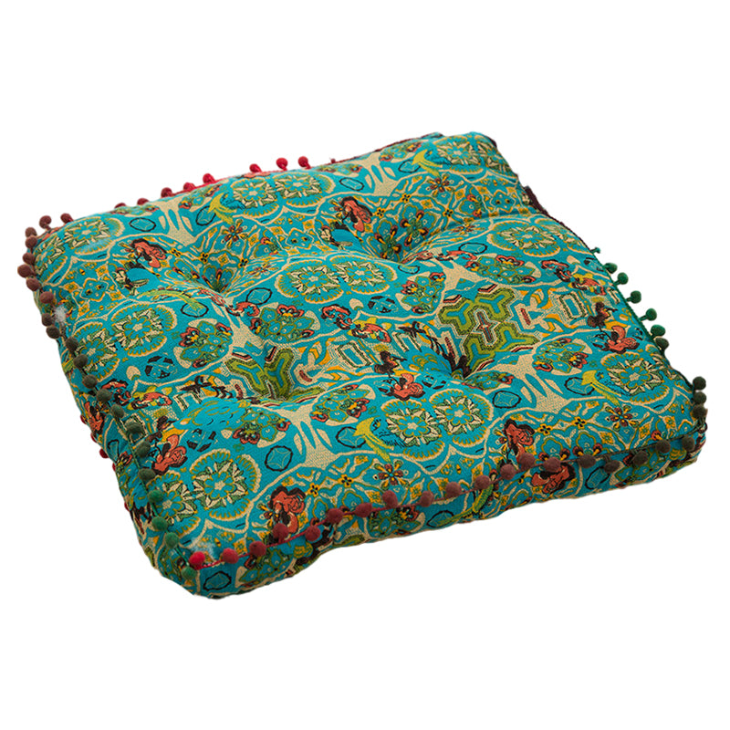 Coussin de Siège Carré Imprimé Portatif