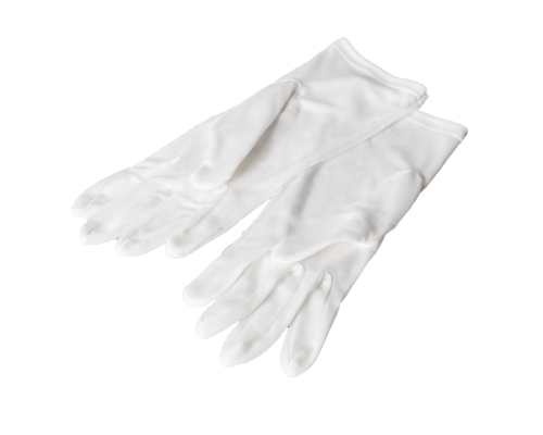 Climsom White Silk Gloves