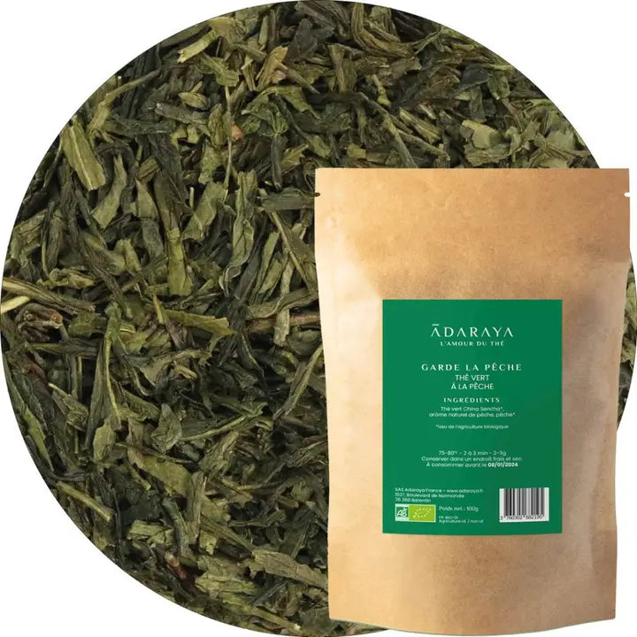 Organic Green Tea Keeps Peach - A Fruity and Sunny Infusion 