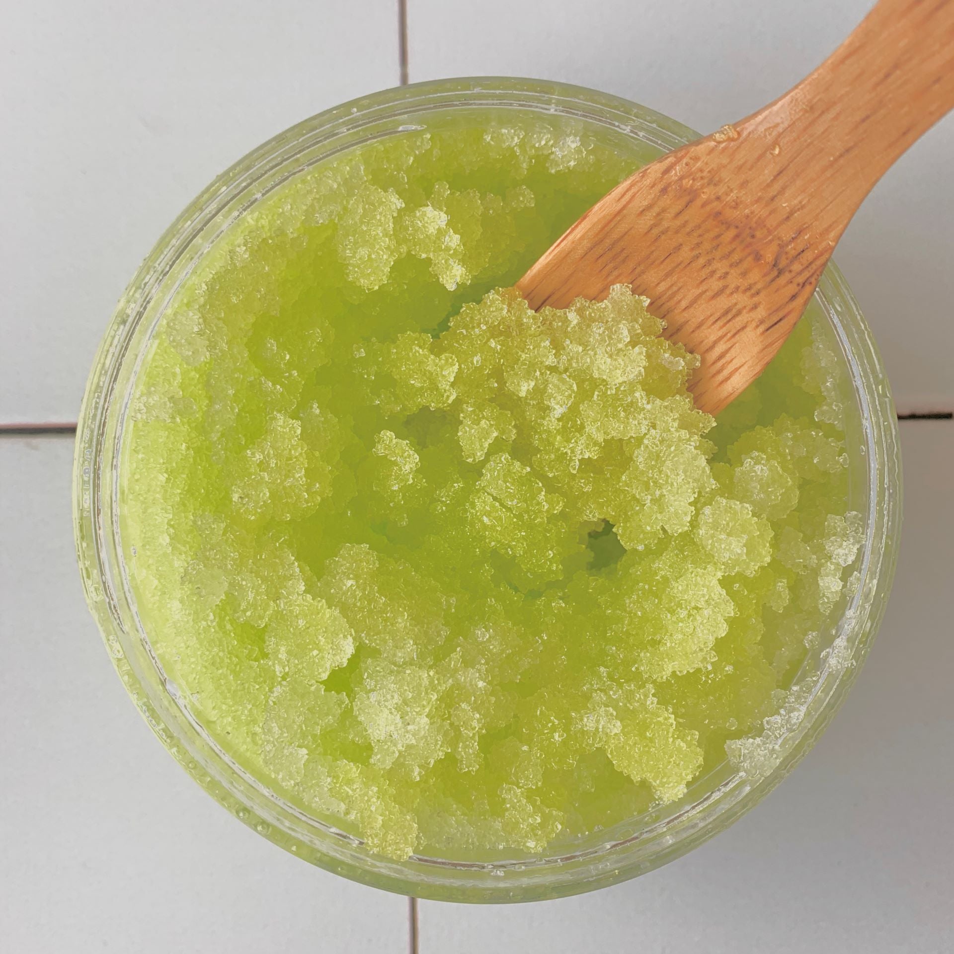 Organic coconut oil and sugar scrub 150 g Mojito - Savonnerie de Bornes