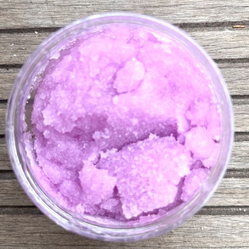 Organic coconut oil and sugar scrub 150 g Blueberry - Savonnerie de Bornes