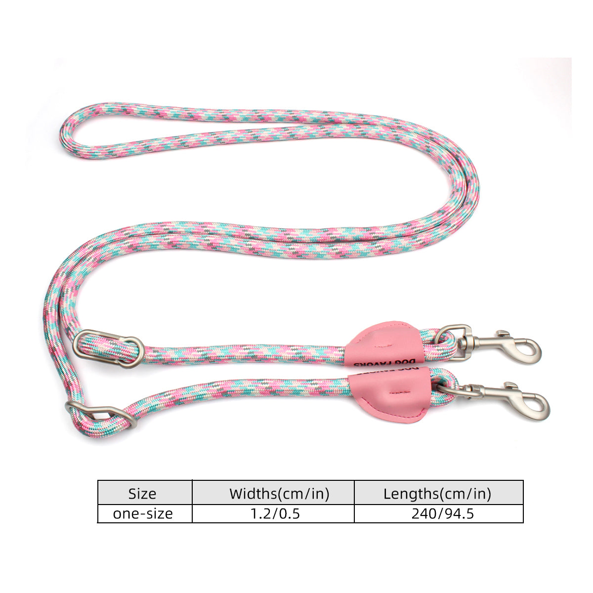 Laisse pour chien double promenade