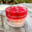 Glass candle 185 g Strawberry cheesecake - Gourmet candle