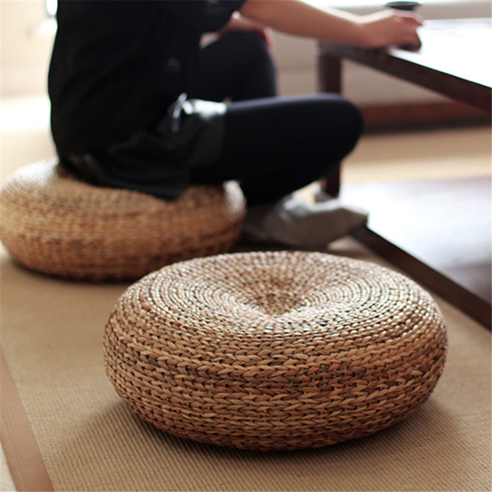 Coussin de Méditation Tatami Japonais - Le Confort Naturel pour Votre Sérénité