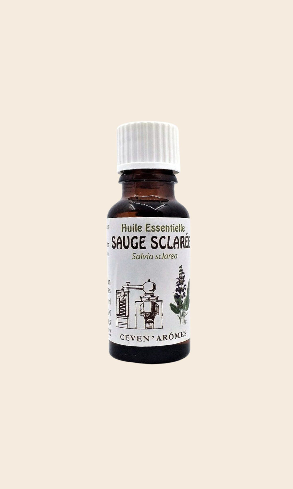 Huile Essentielle de Sauge Sclarée 20 ml – Céven'Arômes
