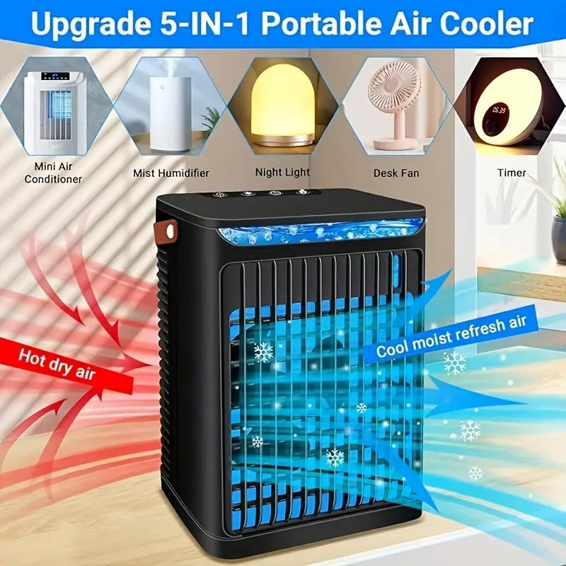 WENMILY AirCool – Rafraîchisseur d’air 5-en-1