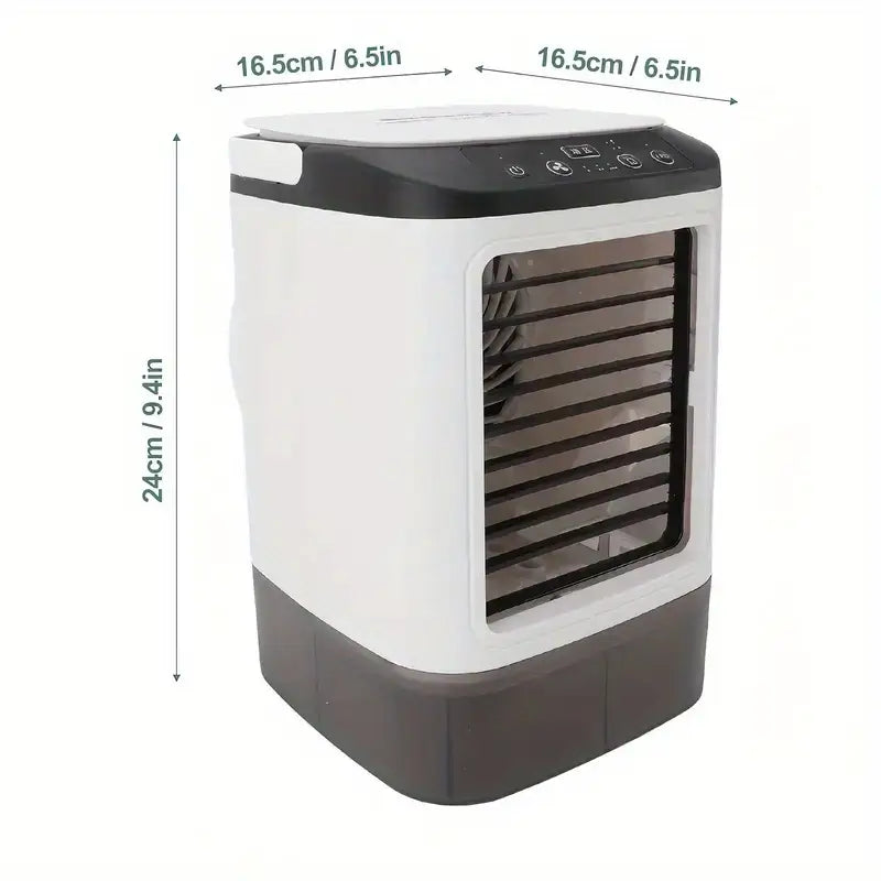 Mini Climatiseur Ambiance Luxe – Fraîcheur & Lumière en Harmonie
