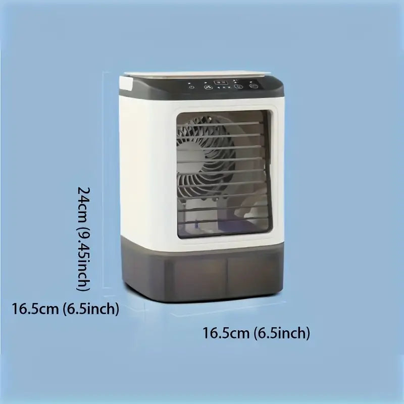 Mini Climatiseur Ambiance Luxe – Fraîcheur & Lumière en Harmonie