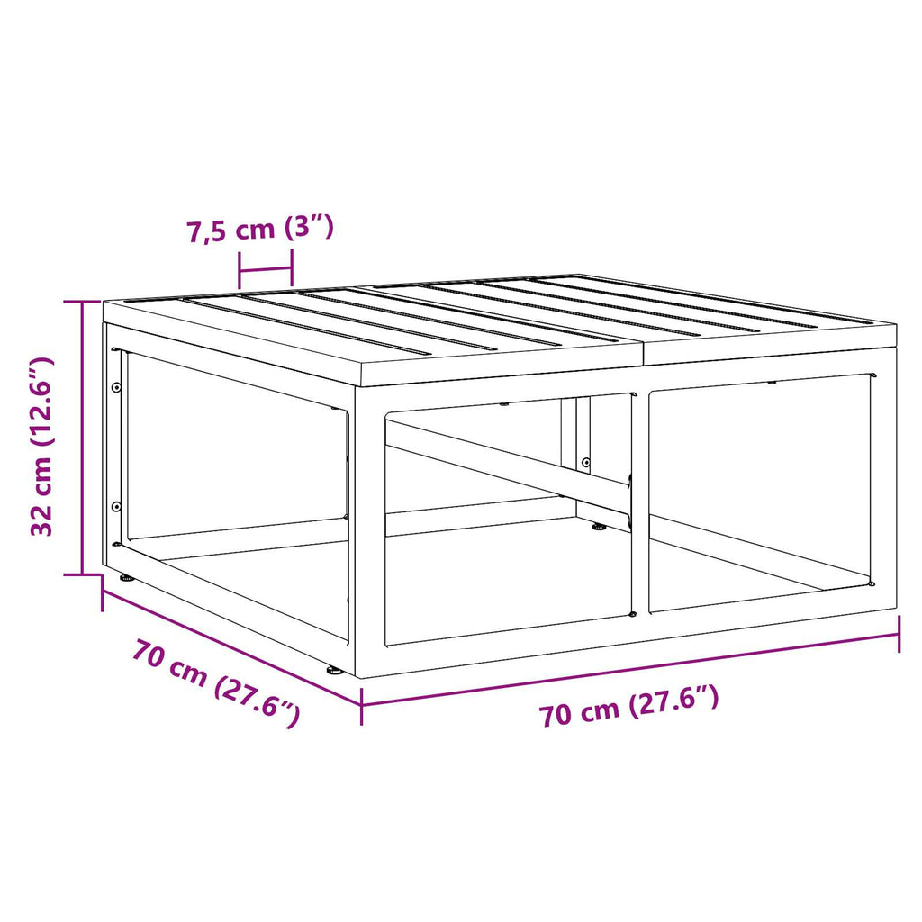 Ensemble de meubles d’extérieur 2 pièces