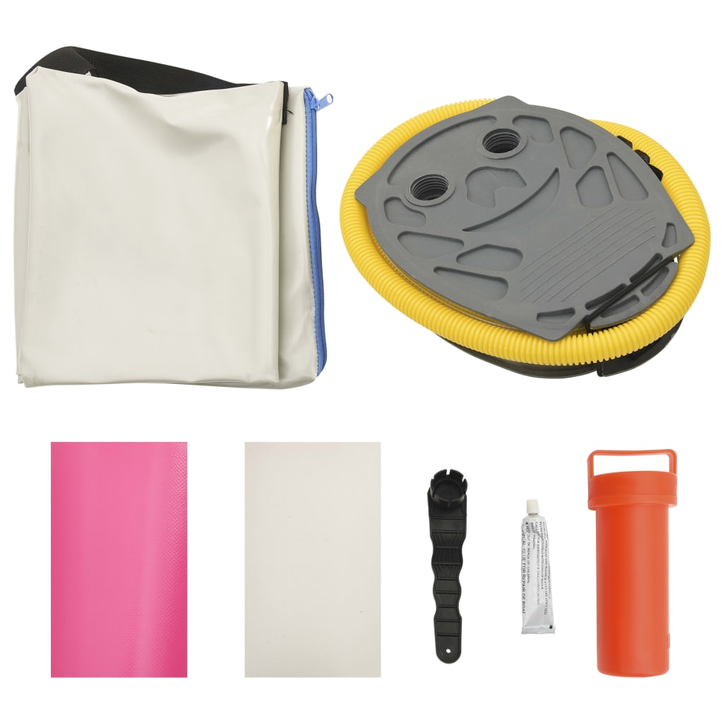 Tapis Gonflable de Gymnastique avec Pompe – PVC Haute Densité