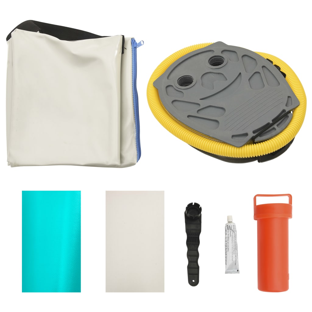 Tapis Gonflable de Gymnastique avec Pompe – PVC Haute Densité