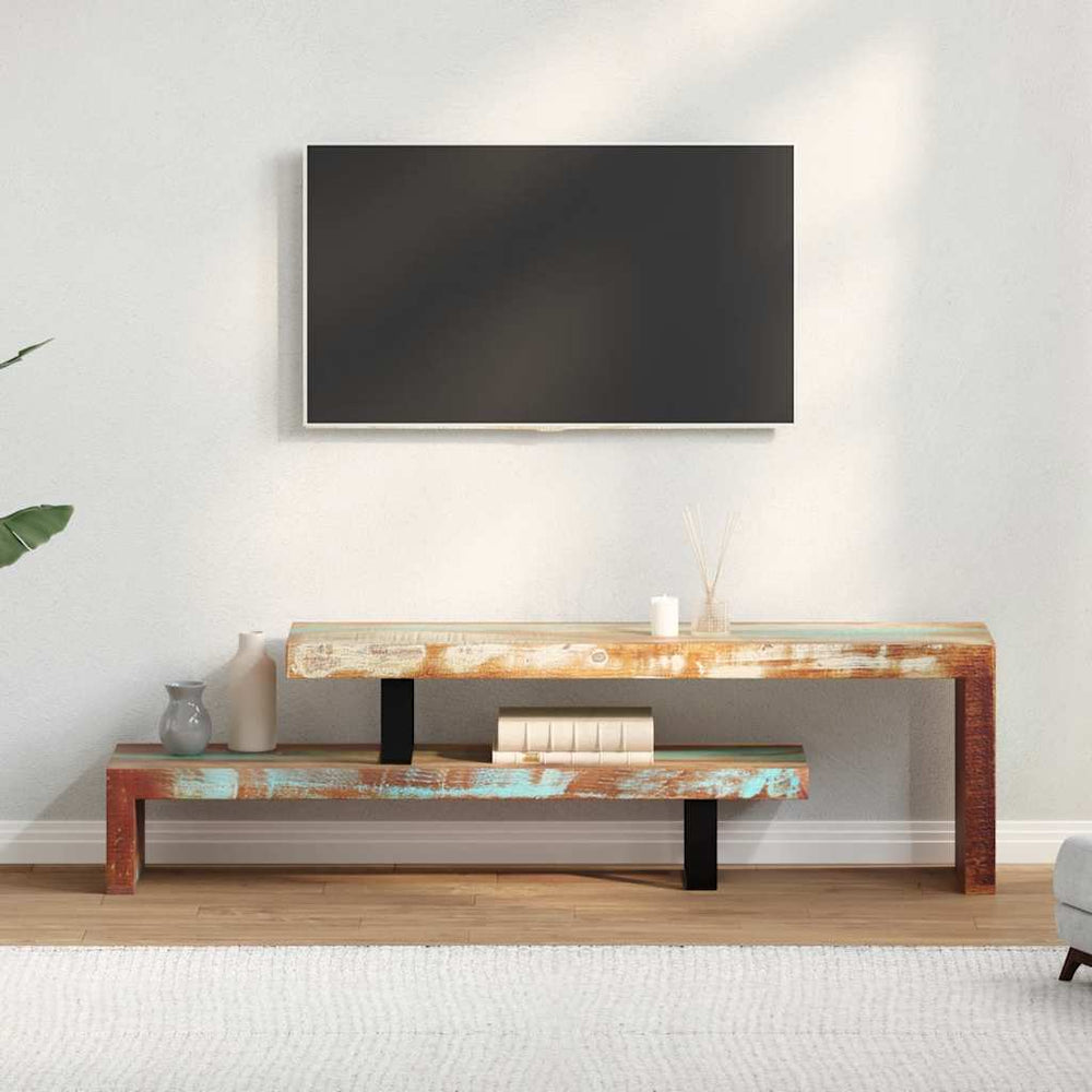 Meuble TV en Bois – Design Ajustable et Élégant