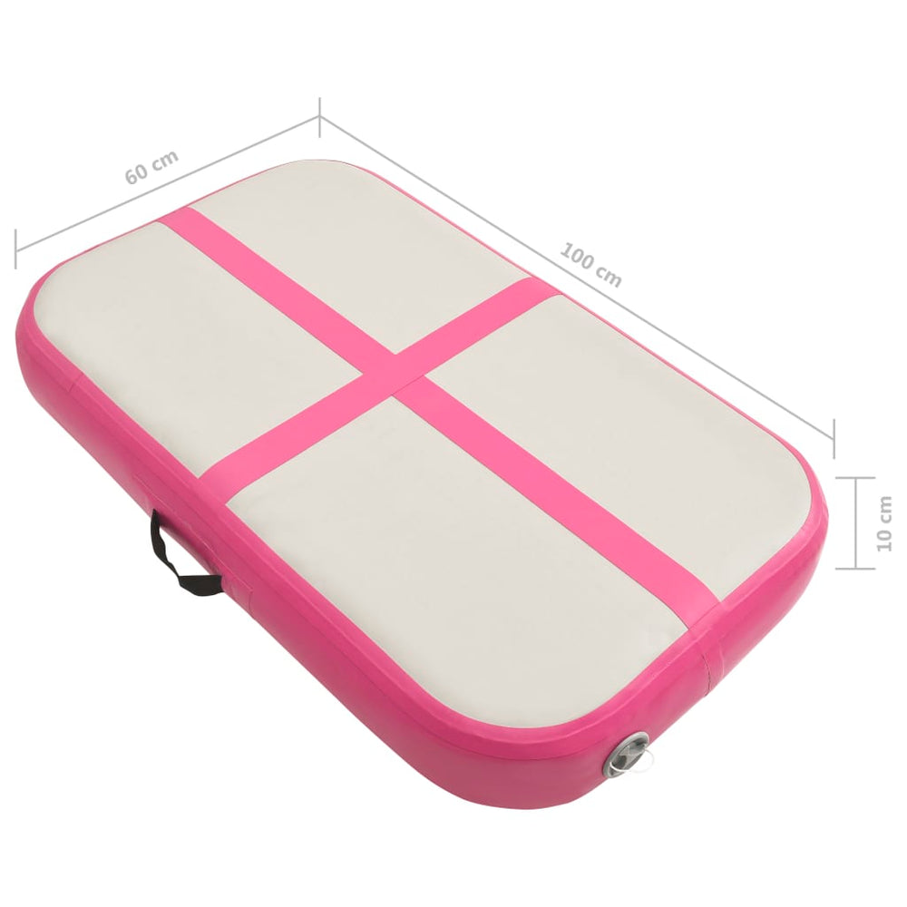 Tapis Gonflable de Gymnastique avec Pompe – PVC Haute Densité