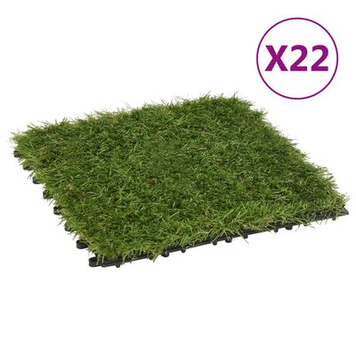 Artificial Grass Tiles 30cm x 30cm in a pack - sublime