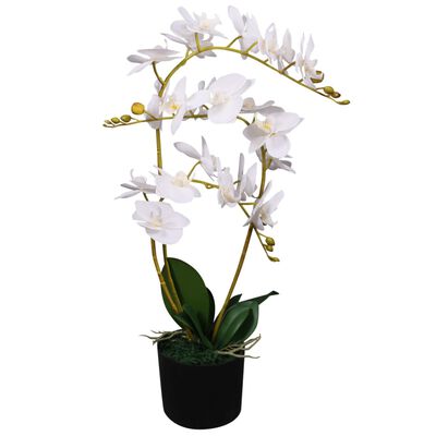 Orchidée Artificielle avec Pot - Rouge