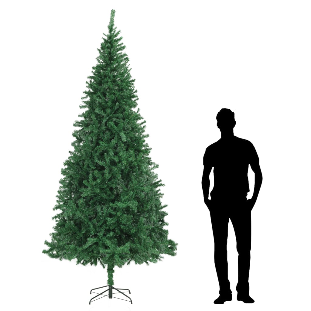 Sapin de Noël Artificiel – Vert et blanc  - Extra Large & Réaliste