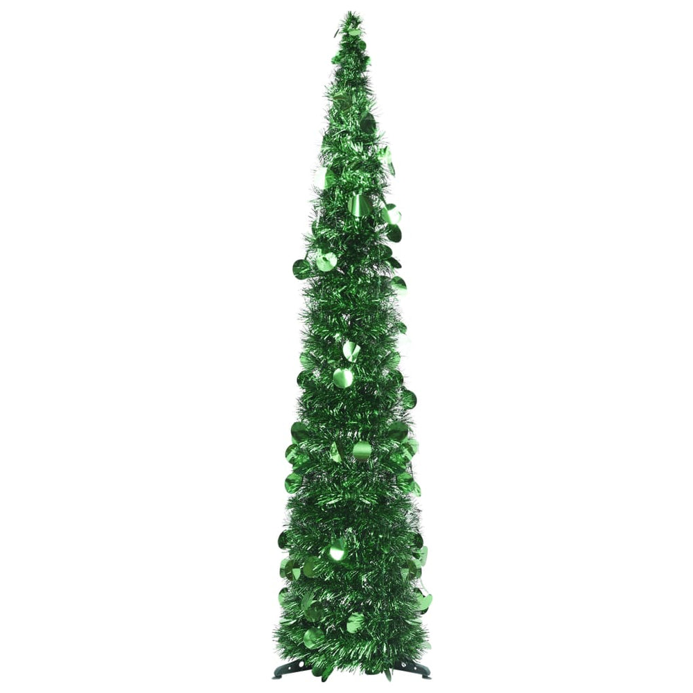 Sapin de Noël escamotable 120 cm – Doré ou vert
