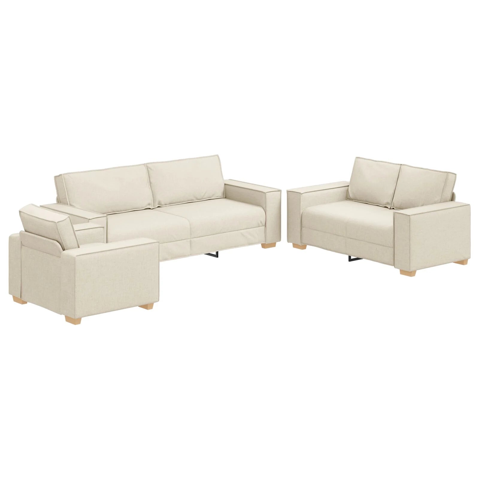 Canapé & Fauteuil en Lin – De 1 à 3 places